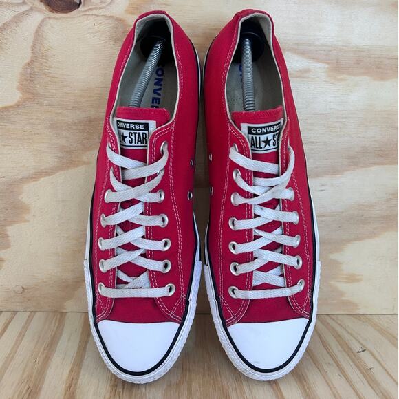 Converse All Star - Chuck Taylor Ox Low - Sneakers - Red - Men's - 12 - M9696 - Picture 7 of 9